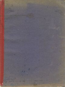 Book - BENDIGO HORTICULTURAL SOCIETY AUXILIARY BENDIGO, 7/11/1956 - 22/12/1956