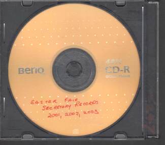 Administrative record - EASTER FAIR SECRETARY RECORDS, 2001