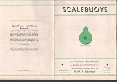 Document - BILL ASHMAN COLLECTION: SCALEBUOYS BROCHURE