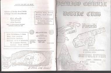Document - JAMES LERK COLLECTION: BENDIGO CENTRAL BOTTLE CLUB NEWSLETTER