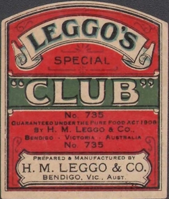 Document - CAMBRIDGE PRESS COLLECTION: LABEL FOR LEGGO'S SPECIAL CLUB