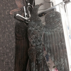 Sculpture - JOHN BOMFORD PSYCHIATRIC CENTRE, COPPER  BAS RELIEF EAGLE, 1970s