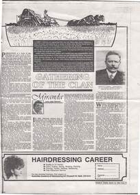 Newspaper - GATHERING OF THE CLAN: THE MCKAYS OF DRUMMARTIN AND SUNSHINE, 1864