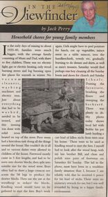 Newspaper - JACK PERRY COLLECTION: NEWSPAPER HOUSEHOLD CHORES FOR YOUNG FAMILY MEMBERS