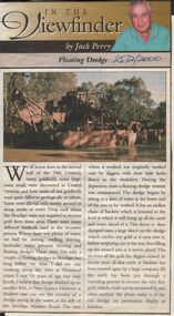 Newspaper - JACK PERRY COLLECTION: NEWSPAPER FLOATING DREDGE MALDON