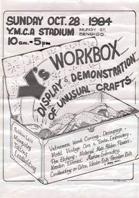 Document - Y.M.C.A. Y'S WORKBOX, DISPLAY & DEMONSTRATION OF UNUSUAL CRAFTS, 28 October 1984