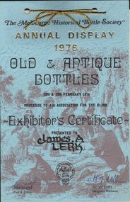Document - JAMES LERK COLLECTION: ANNUAL DISPLAY 1976