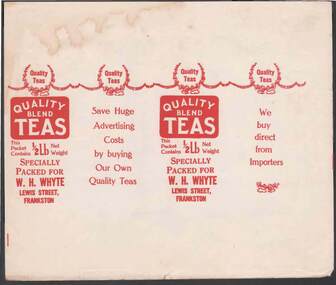 Document - CAMBRIDGE PRESS COLLECTION: QUALITY BLEND TEAS LABELS