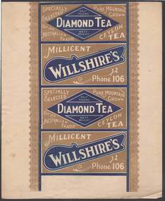 Document - CAMBRIDGE PRESS COLLECTION: LABEL - DIAMOND TEA