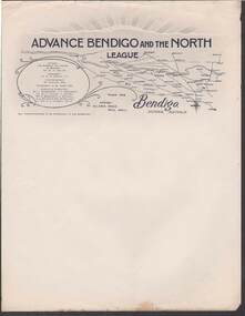 Document - CAMBRIDGE PRESS COLLECTION: LETTERHEAD - ADVANCE BENDIGO AND THE NORTH LEAGUE