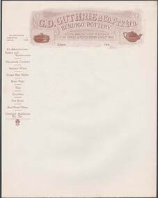 Document - CAMBRIDGE PRESS COLLECTION: LETTER PAPER - G. D. GUTHRIE