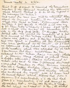 Document - LYDIA CHANCELLOR COLLECTION; 3B0 TENNIS BROADCASTS