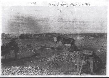 Photograph - HORSE PUDDLING MACHINE