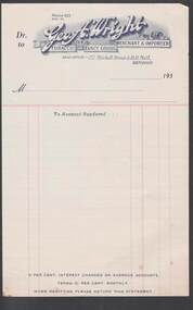 Document - CAMBRIDGE PRESS COLLECTION: ACCOUNT - G.A. WRIGHT