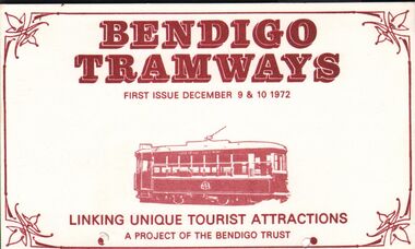 Document - JAMES LERK COLLECTION: BENDIGO TRAMWAYS POSTCARDS