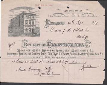 Document - ULLATHORNE & CO INVOICE