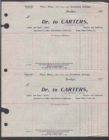 Document - CAMBRIDGE PRESS COLLECTION: ACCOUNT - CARTERS