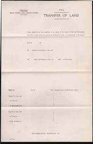 Document - CAMBRIDGE PRESS COLLECTION: TRANSFER OF LAND