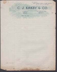 Document - CAMBRIDGE PRESS COLLECTION: WRITING PAPER - C. J. KIRBY