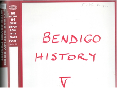 Book - BENDIGO HISTORY VOLUME 5