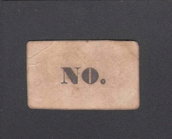 Ephemera - ANCIENT ORDER OF FORESTERS NO. 3770 COLLECTION: BALLOT CARDS
