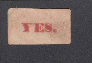 Ephemera - ANCIENT ORDER OF FORESTERS NO. 3770 COLLECTION: BALLOT CARDS