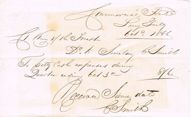 Document - ANCIENT ORDER OF FORESTERS NO. 3770 COLLECTION: CORRESPONDENCE