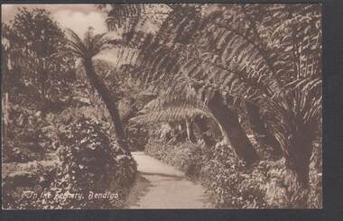 Postcard - FERNERY, ROSALIND PARK, BENDIGO