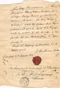Document - ANCIENT ORDER OF FORESTERS NO. 3770 COLLECTION: CORRESPONDENCE