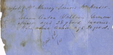 Document - ANCIENT ORDER OF FORESTERS NO. 3770 COLLECTION: CORRESPONDENCE