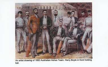 Photograph - AUSTRALIAN ASHES TEAM 1882