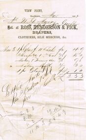 Document - ANCIENT ORDER OF FORESTERS NO. 3770 COLLECTION: CORRESPONDENCE