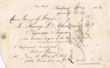 Document - ANCIENT ORDER OF FORESTERS NO. 3770 COLLECTION: CORRESPONDENCE