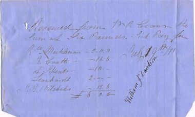 Document - ANCIENT ORDER OF FORESTERS NO. 3770 COLLECTION: CORRESPONDENCE