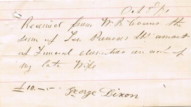 Document - ANCIENT ORDER OF FORESTERS NO. 3770 COLLECTION: CORRESPONDENCE