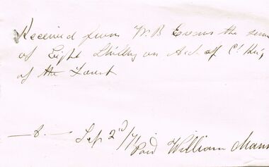 Document - ANCIENT ORDER OF FORESTERS NO. 3770 COLLECTION: CORRESPONDENCE