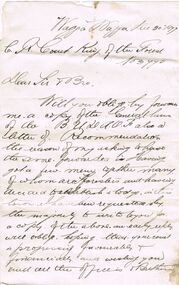 Document - ANCIENT ORDER OF FORESTERS NO. 3770 COLLECTION: CORRESPONDENCE