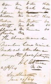 Document - ANCIENT ORDER OF FORESTERS NO. 3770 COLLECTION: CORRESPONDENCE