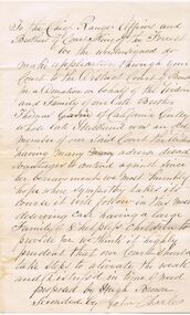 Document - ANCIENT ORDER OF FORESTERS NO. 3770 COLLECTION: CORRESPONDENCE