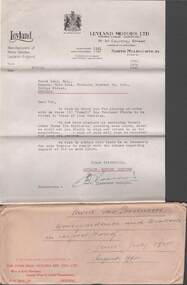 Document - COHN BROTHERS COLLECTION: PRINTED ENVELOPE