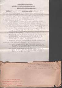 Document - COHN BROTHERS COLLECTION: DEPARTMENT OF SUPPLY AND DEVELOPMENT ENVELOPE