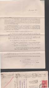 Document - COHN BROTHERS COLLECTION: ENVELOPE DATED 11TH APRIL 1916