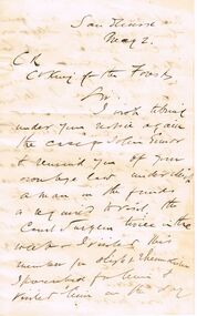 Document - ANCIENT ORDER OF FORESTERS NO. 3770 COLLECTION: CORRESPONDENCE
