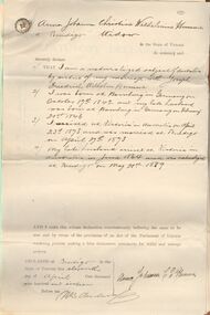 Document - COHN BROTHERS COLLECTION: STATUTORY DECLARATIONS FOR SHAREHOLDERS