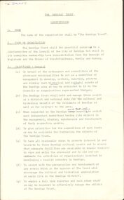 Document - THE BENDIGO TRUST COLLECTION:  VARIOUS ITEMS RELATING TO CONSTITUTION/ARTICLES OF ASSOCIATION, 13th December
