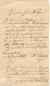 Document - ANCIENT ORDER OF FORESTERS NO. 3770 COLLECTION: CORRESPONDENCE