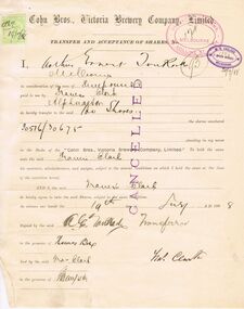 Document - COHN BROTHERS COLLECTION: COHN'S TRANSFERS