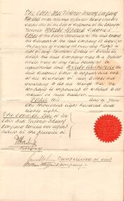Document - COHN BROTHERS COLLECTION: HANDWRITTEN DOCUMENT DATED 1888