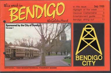 Magazine - THIS WEEK IN BENDIGO, Sep 1988- Nov 1989