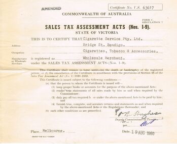 Document - COHN BROTHERS COLLECTION: VARIOUS DOCUMENTS